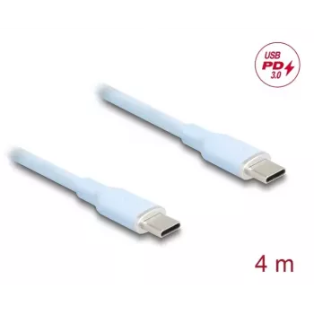 DeLOCK USB 2.0 laidas USB C 4 m mėlynas 81236
