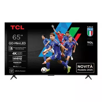 TCL C6K 65C6K televizorius 165,1 cm (65 col.) 4K Ultra HD Smart TV Wi-Fi Metalinis