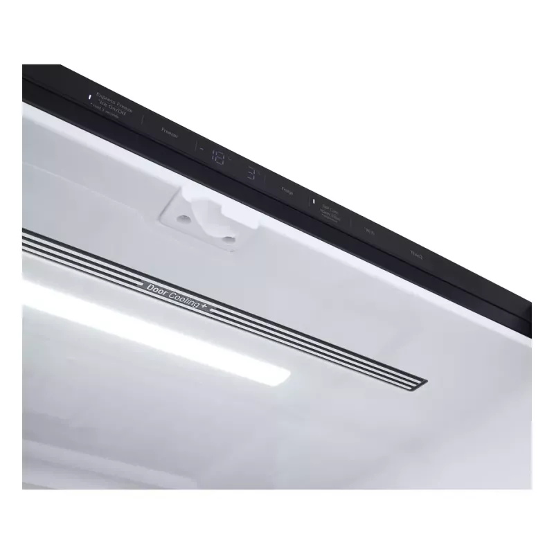 LG InstaView GMG960EVJE šaldytuvas šaldiklis šalia šaldytuvo Laisvai pastatomas 638 L Juoda