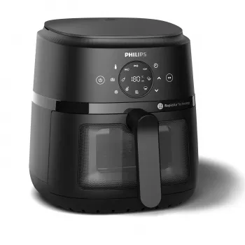 Philips 2000 serijos NA220/00 karšto oro gruzdintuvė, 4,2 l, 1500 W, juoda