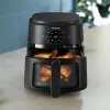 Philips 2000 serijos NA220/00 karšto oro gruzdintuvė, 4,2 l, 1500 W, juoda