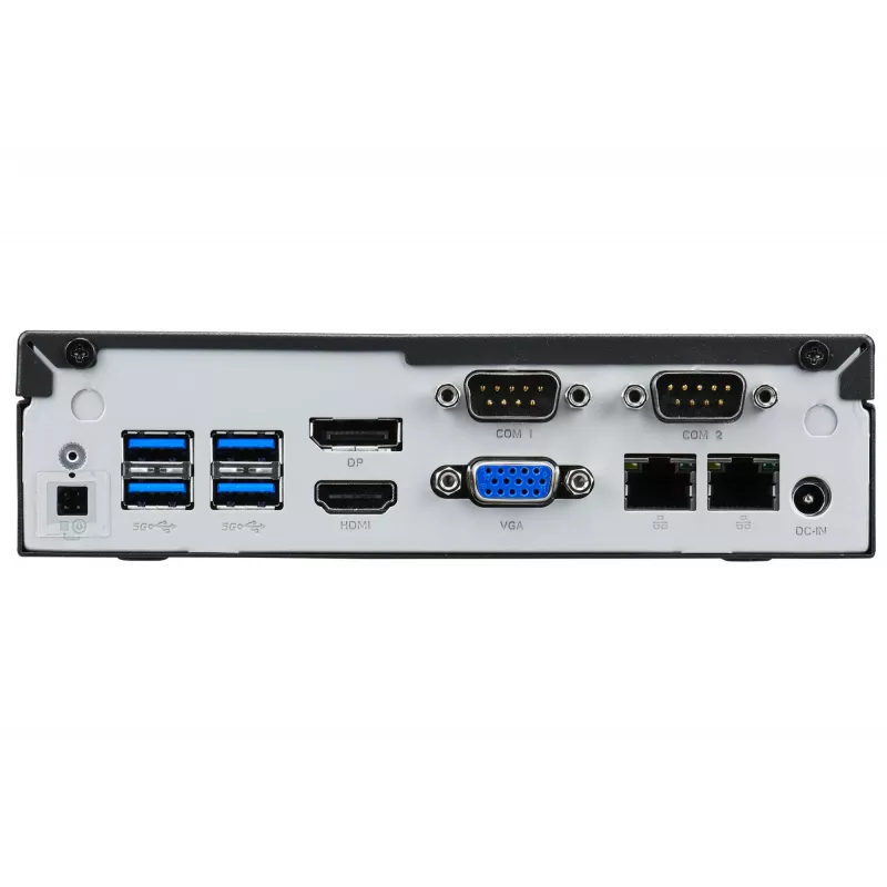 Shuttle XPC slim Barebone DL40N, Intel N150, 1x DDR5, 2x LAN (2x 2,5Gbit), 2xCOM, 1xHDMI, 1xDP, 1x VGA, beventiliu, 24/7 nuolatinis darbas