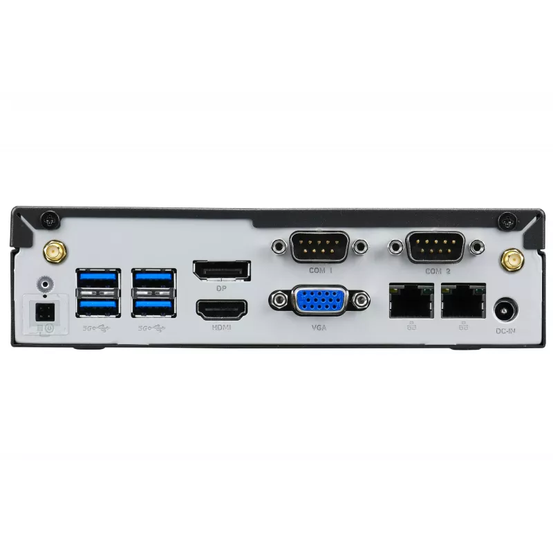 Shuttle XPC slim Barebone DL40N, Intel N150, 1x DDR5, 2x LAN (2x 2,5Gbit), 2xCOM, 1xHDMI, 1xDP, 1x VGA, beventiliu, 24/7 nuolatinis darbas