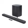 Garbo juosta JBL Bar 500MK2 Juoda — 5.1 kanalai, 750 W, Dolby Atmos, belaidė ir laidinė, žemų dažnių garsiakalbis