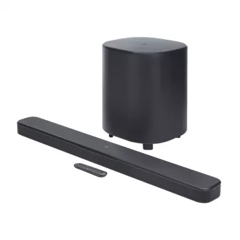 Garbo juosta JBL Bar 500MK2 Juoda — 5.1 kanalai, 750 W, Dolby Atmos, belaidė ir laidinė, žemų dažnių garsiakalbis