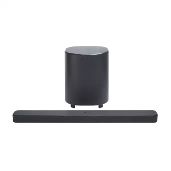 Garbo juosta JBL Bar 500MK2 Juoda — 5.1 kanalai, 750 W, Dolby Atmos, belaidė ir laidinė, žemų dažnių garsiakalbis