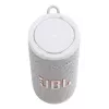 Nešiojamas monofoninis garsiakalbis JBL Grip Mono White – 16 W RMS, Bluetooth, USB-C, įmontuota baterija