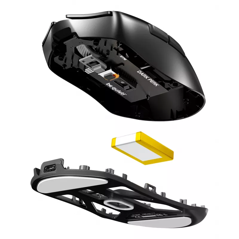 be quiet Dark Perk | Sym pelė Gaming Dešiniarankė RF Wireless + USB Type-C Optinė 32000 DPI