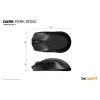 be quiet Dark Perk | Ergo pelė žaidimams dešinei rankai RF belaidė + USB Type-C optinė 32000 DPI