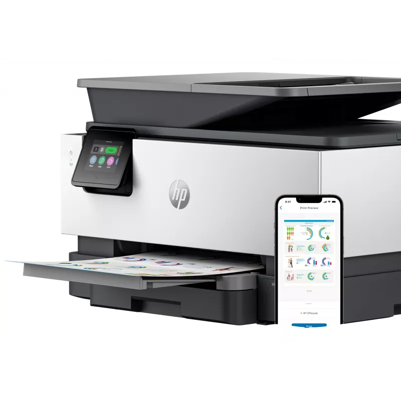 HP OfficeJet Pro 9122e Belaidis Daugiafunkcis Spalvotas Spausdintuvas, Instant Ink; Dvipusis Spausdinimas