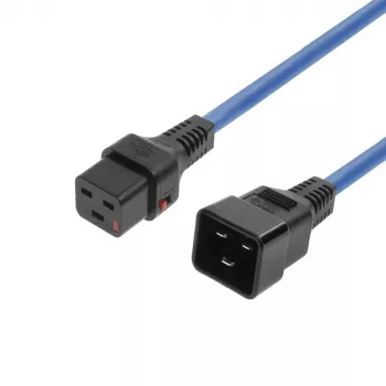 Maitinimo laidas MicroConnect MC-C19C20LOCK-1.5M-B — C19 į C20 su fiksavimu, 1,5 m