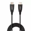 Lindy 60 m Fibro optimis hibridinis HDMI 8K60 laidas, 60 m, HDMI A tipo (standartinis), HDMI A tipo (standartinis), 48 Gbit/s, Juoda