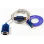 Microconnect USBADB25 USB į DB9 serijinis kabelis 1,8 m permatomas