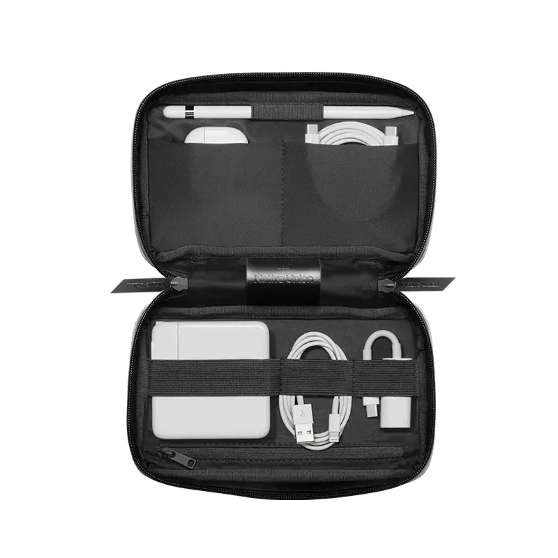 Dėklas Native Union Stow Organizer Pouch Fabric Sandstone V2, nailonas/poliesteris/PU, 200×55×115 mm