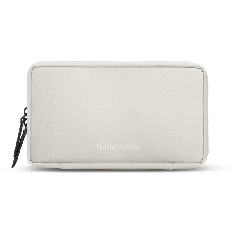 Dėklas Native Union Stow Organizer Pouch Fabric Sandstone V2, nailonas/poliesteris/PU, 200×55×115 mm