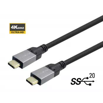 Vivolink PROUSBCMM8 USB laidas 8 m USB-C juodas