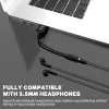 Equip 147945 USB-A į 3.5 mm garso adapteris, 0.15 m, juodas