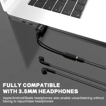 Equip 147945 USB-A į 3.5 mm garso adapteris, 0.15 m, juodas