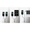 Manhattan Dual USB-C į USB-C įkrovimo laidas, 100W, 2m, vyriškas į du vyriškus, išmanusis galios daliklis