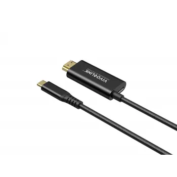 VivoLink PROUSBCHDMIMM2-CHARGE USB-C į HDMI laidas su 100W įkrovimu