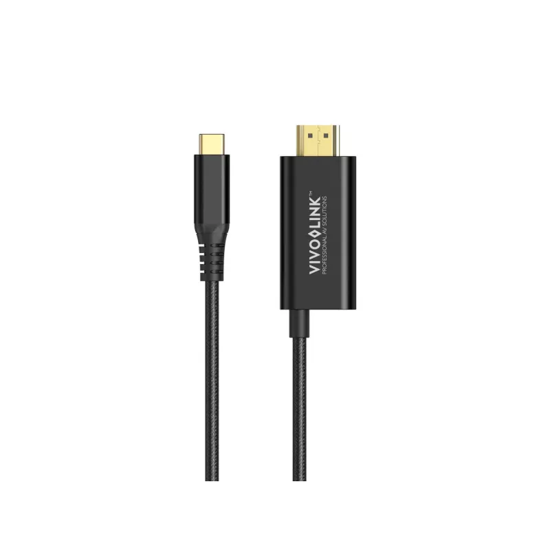 VivoLink PROUSBCHDMIMM2-CHARGE USB-C į HDMI laidas su 100W įkrovimu