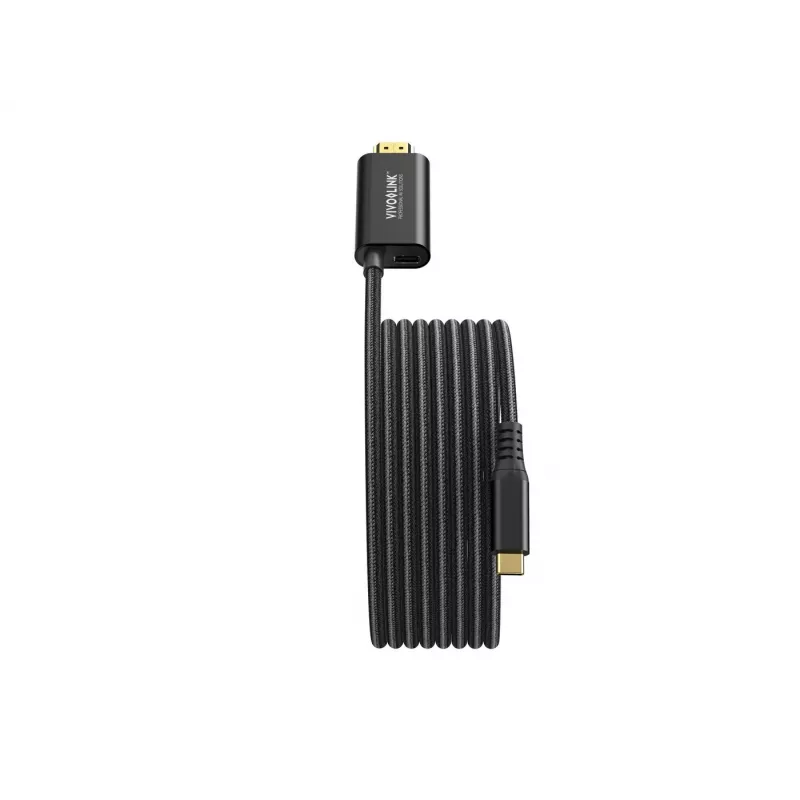 VivoLink PROUSBCHDMIMM2-CHARGE USB-C į HDMI laidas su 100W įkrovimu