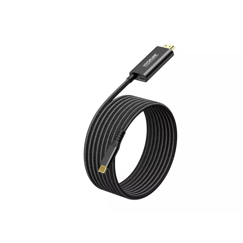 VivoLink PROUSBCHDMIMM2-CHARGE USB-C į HDMI laidas su 100W įkrovimu