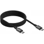 USB-C į USB-C laidas VISION TC 1MUSBCMAG/BL — 1 m, USB 3.2 Gen 2 (3.1 Gen 2), juodas, nikeliuoti kontaktai