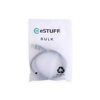eSTUFF ES605180-BULK USB laidas USB 2.0 1 m USB-C USB-A juodas