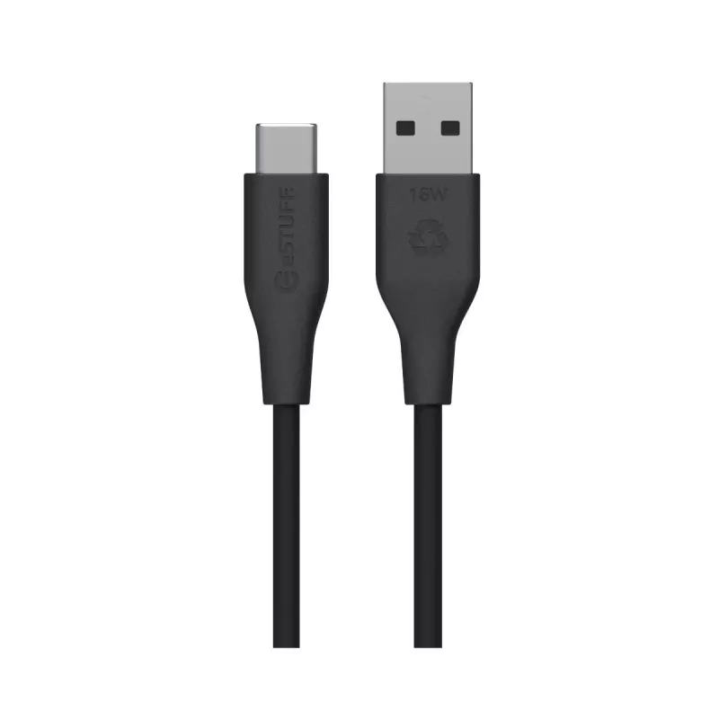 eSTUFF ES605280-BULK USB kabelis USB 2.0 2 m USB C juodas