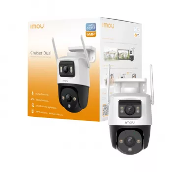 Imou Cruiser Dual 6MP IP lauko stebėjimo kamera Turret 2304 x 1296 pikselių stalas