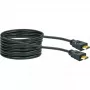 HDMI kabelis SCHWAIGER HDM100 013 — 10 m, HDMI A tipo kištukas–kištukas, auksuoti kontaktai, juodas