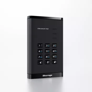 iStorage diskAshur PRO³ HDD 2TB | Saugus nešiojamas kietasis diskas | FIPS 140-3 Level 3 atitikimas | AES-XTS 256 bitų aparatinė šifravimas | PIN apsauga | OS ir platformos nepriklausomas | GDPR, TAA atitikimas | Brutalios jėgos atakos apsauga | Atsparus 