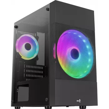 Korpusas Aerocool Atomic Lite Mini Tower juodas
