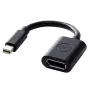 DELL 470-13627 vaizdo kabelio adapteris 0.203 m 20-pin DisplayPort FM Apple mini-DisplayPort M Juoda