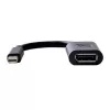 DELL 470-13627 vaizdo kabelio adapteris 0.203 m 20-pin DisplayPort FM Apple mini-DisplayPort M Juoda