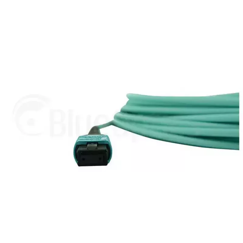 Skaidulinis optinis kabelis BlueOptics 9380014-10M MPO į 4x LC, 10 m, OM3, akvamarinas