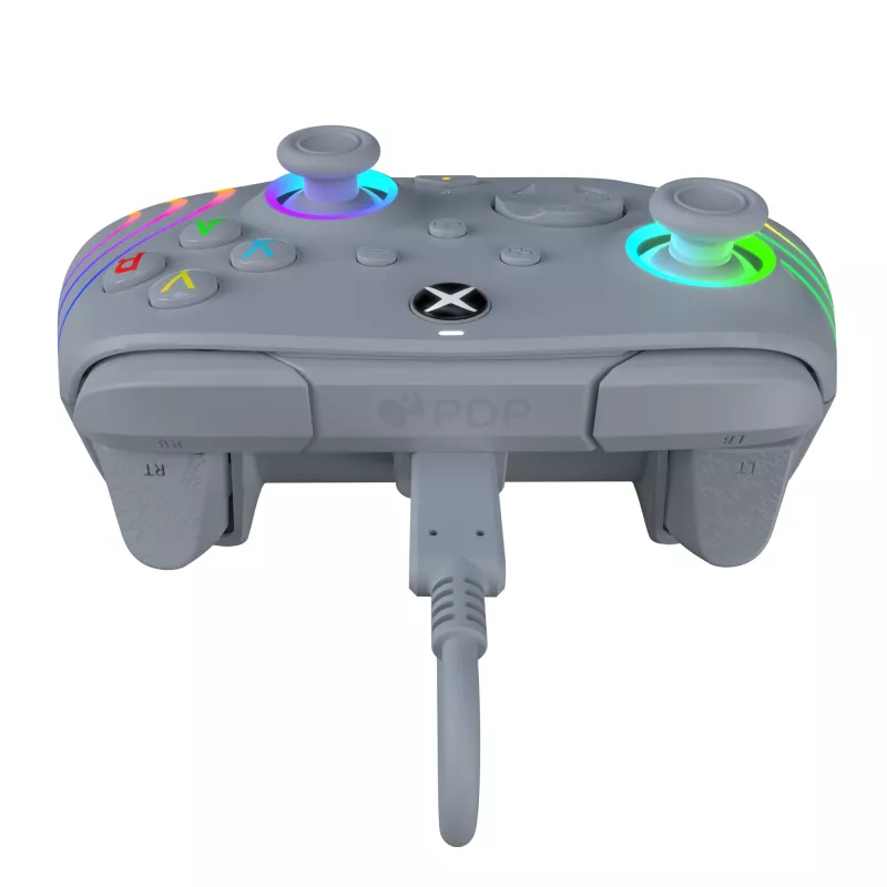 PDP Afterglow Wave Grey USB žaidimų pultas analoginis / skaitmeninis PC, Xbox One, Xbox Series S, Xbox Series X