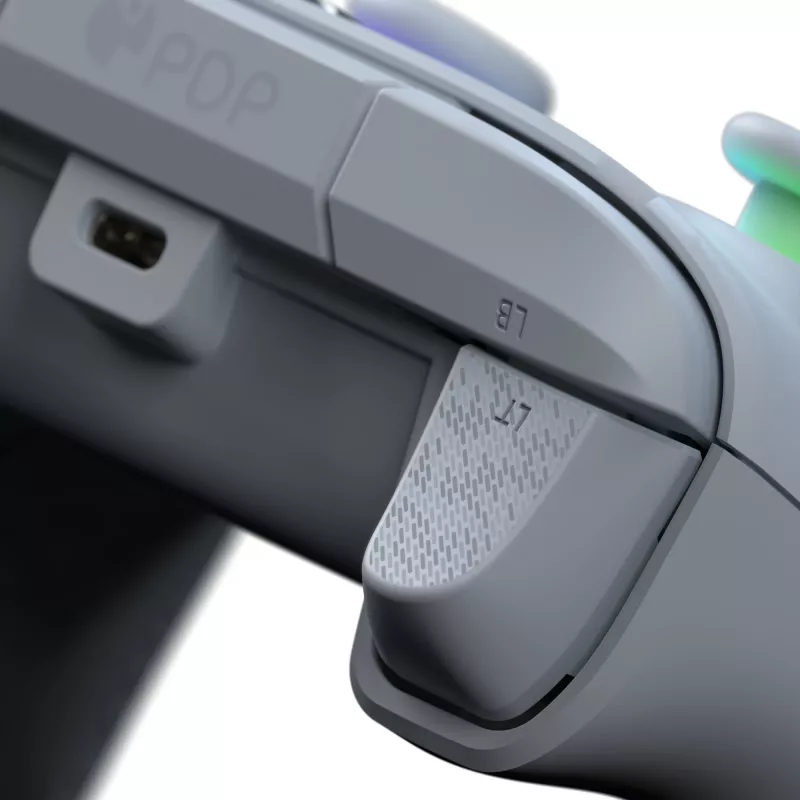 PDP Afterglow Wave Grey USB žaidimų pultas analoginis / skaitmeninis PC, Xbox One, Xbox Series S, Xbox Series X