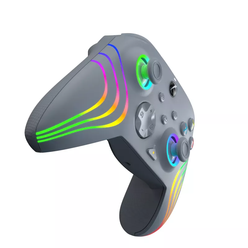 PDP Afterglow Wave Grey USB žaidimų pultas analoginis / skaitmeninis PC, Xbox One, Xbox Series S, Xbox Series X