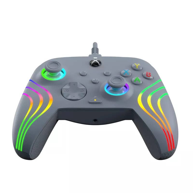 PDP Afterglow Wave Grey USB žaidimų pultas analoginis / skaitmeninis PC, Xbox One, Xbox Series S, Xbox Series X