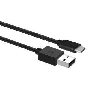 ACT USB 3.2 Gen1 įkrovimo/duomenų kabelis A kištukas - C kištukas 1 metras, nailoninis