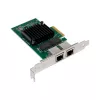 MicroConnect MC-PCIE-I350-T2 vidinė tinklo plokštė PCIe, 2x RJ-45, Gigabit Ethernet