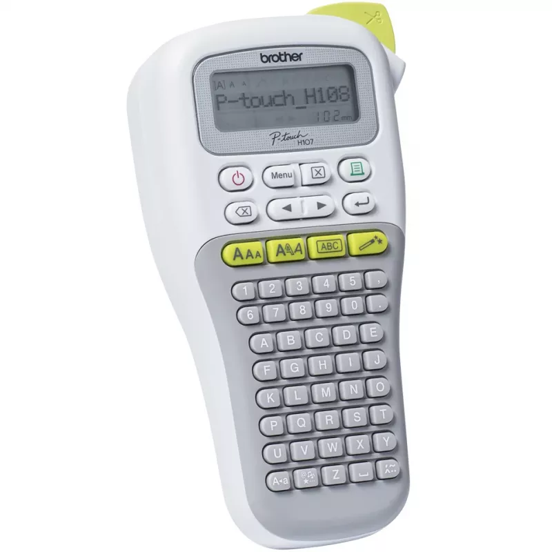 Belaidis etikečių spausdintuvas Brother PT-H108G, terminis perdavimas, TZe