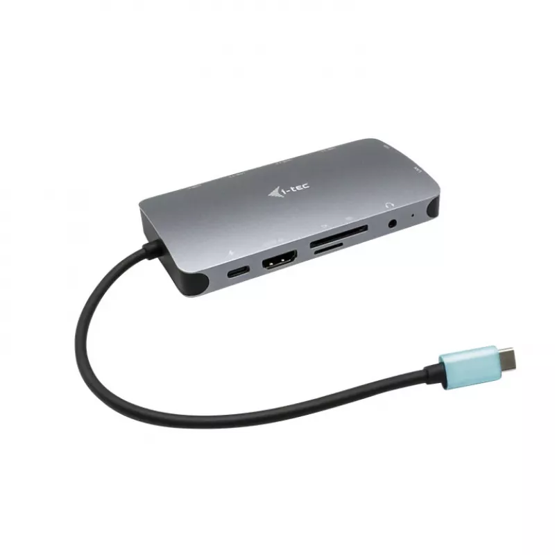 i-tec Metal USB-C Nano Dock HDMI/VGA su LAN ir Universal Charger 77 W rinkinys