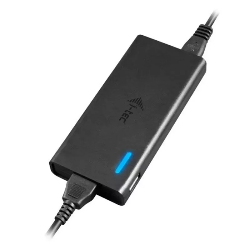 i-tec Metal USB-C Nano Dock HDMI/VGA su LAN ir Universal Charger 77 W rinkinys