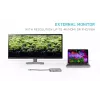 i-tec Metal USB-C Nano Dock HDMI/VGA su LAN ir Universal Charger 77 W rinkinys