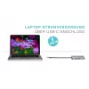 i-tec Metal USB-C Nano Dock HDMI/VGA su LAN ir Universal Charger 77 W rinkinys