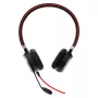Jabra EVOLVE 40 UC Stereo, laidinė ausinė, biurui / skambučių centrui, juoda