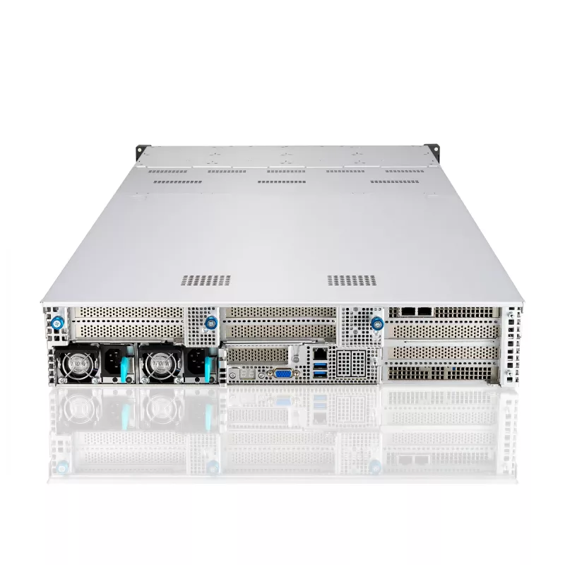 ASUS RS720-E11-RS24U Intel C741 stovo (2U) korpusas juodas, sidabrinis